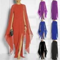 Ženska haljina Elegantna dugih rukava Čvrsta boja Nepravilni visoki struk Žene vanjske odjeće Streetwear