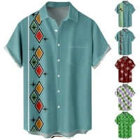 Dječaci Crewneck Havajska košulja tiskali su jeftine kuglanske majice, veličine djece odrasla osoba,