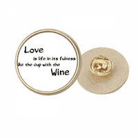 Poznata poezija citat ljubav poput vinskog okruglog metalnog zlatnog pina