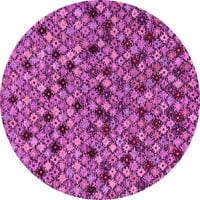 Ahgly Company u zatvorenom okruglom sažetkom ružičaste moderne prostirke, 3 'runda