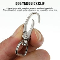 Postavite klipove za povodne pse sa odgovarajućim prstenima za mačje ogrlice i ogrlice