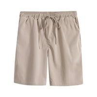 Hanas muške kratke hlače Ljeto casual solid boja vježba elastični struk Comfy sport trčanje hlače za