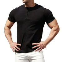 Advoicd Muške majice s dugim rukavima muškarci T majice sortama dugih rukava, ljetni casual o izrez