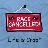 Život je Crop Race Otkazani Dobri život Funny T majice Ideje za poklon majica Tie po život je sranje