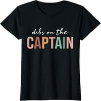 Žene smiješna kapetan supruga, dibs na kapetanu, majica kapetana supruga