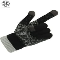 Luxtrada zimske rukavice za toplu tempomiranje zimske pletene vunene rukavice toplo toplotna toplotna