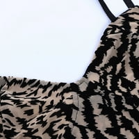 Modni ženski leopard bez rukava od tiskani ljetni prsluk kratki tenkovi prsluci ženski trendi ulica