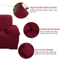 Oblikovani sekcijski kauč navlake, elastični kauč s klizačkim kaučem za sekcijsku sofu sa jastučnicima,