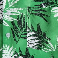 Giligiliso Clearance Muns Tops casual mus modne etničke kratkih rukava tiskanje havajske majice bluza