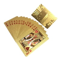 GOLD IGRAJTE CARDS POKER IGRE FOLIC POKER PLASTIČNA MAGIČKA VODOPNA KARTICA