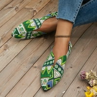 Nestručne odrasle žene cipele Ženske ležerne klizanje na cipelama Veličina dame Ljeto Šarene etničke
