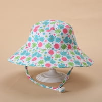 Dječja ljetna kanta Hat modni ispisani kape za djecu bijela