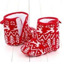 Božićne božićne čizme za božićne bake donje cipele za podloge Tople novorođenčad cipele