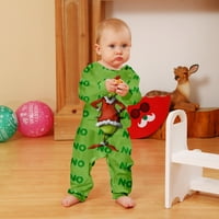 Smiješan obiteljski kućni ljubimac Podudaranje pidžama, Božićna porodica koja odgovara pidžami set-božićno