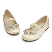 Parovi snova Kids Dječje djevojke Mary Jane Princess Flats Vjenčanje cipele za zabavu Aurora-Sloy Size