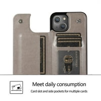 Za iPhone plus 6,7 Flip novčanik futrola, PU kožna futrola magnetske kopče s utor za karticu i udarcu