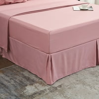 Krevet u torbi ružičasti komfor komplet krevet set siva kalifornijski kralj komad