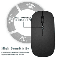 Bluetooth punjiv miš za Bluetooth bežični miše za laptop Dell Vostro na dizajniran za laptop MAC iPad