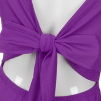 Haljine za žene ženski omotač kratki čvrsti dugi rukav posad vrat povratni ledeni ručni prodajni haljini