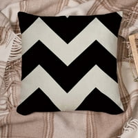 Yubnlvae jastučnica crna bijela vodootporna zagrljaja jastuk za domaćinstvo dizajn uzorak pijesak jastuk