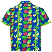 Bay Muške Funky Beach kratki rukav Havajska majica XL Cornflower, Anne's CACH
