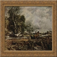 Skočajući konjsko zlato ukrašeno drvo uokvireno platno umjetnost John Constable