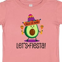Inktastic Cinco de Mayo Letse Fiesta avokado poklon baby boy ili majica za bebe
