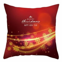 Pokloni za žene Božićne pamučne posteljine bacaju jastuk jastuk CASSOW Cover Home Sofa dekor na klirensu