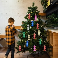 Božićni ukras elektroplatirani bombonski rekvicirani privjesak za božićne stablo
