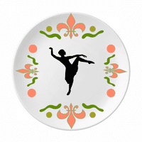 Plesni plesač performans umjetnička sportska cvijeća keramika ploča tanga posuđa za večeru