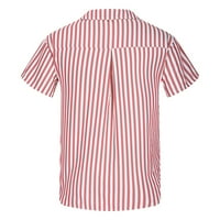 Sdjma Muška majica Vintage Striped Lagana pletena majica Muška prugasta majica Havaji Slim Fit Majica