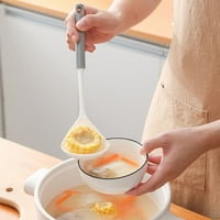 Kuhanje kašike Kuhinjski alat Skimmer Scroop drenažna mlaznica sa rupama za curenje dugih rukohvat za