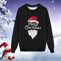Rovga Božićni pulover Porodični set Božić za muškarce Žene Dječji dječaci Djevojke Božićna dukserija