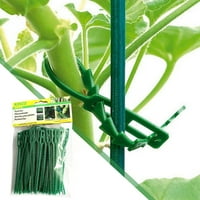 TEAWSQMLO Vrtni kablovi Podesivi zeleni zip veze Zip Loop Wire Wrap alat
