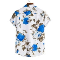 Zermoge muns majica bluzes klirence plus veličine muške modne etničke kratkih rukava casual tiska havajska
