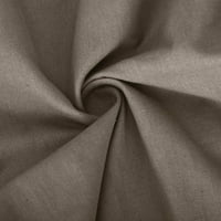 Jerdarske hlače Ženska proljeće Čvrsta boja elastična struka pamučna posteljina svestrana ravno cijev