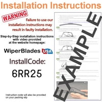 Infiniti Q Performanse Wires Wipers