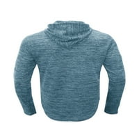 Colisha Muške redovne fit zimski pulover lagana dukserica Ležerne prilike, Ležerne prilike, plavi XL