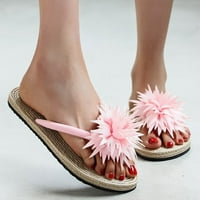 Novi kućni pokloni za kućnu modunu proljeće i ljetne ženske sandale Cvjetni ravni flip flops cipele