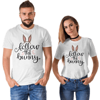 FNNYKO Uskršn majica za muškarce Žene Dječaci Djevojke Uskrs Rabbitni jaje Pismo Ispiši opušteno-fit