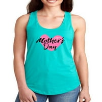 Mother Day Bold Bold Art Racerback Rezervoar za žene -Image by Shutterstock, ženska srednja sredstva