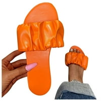 Klizni sandale za žene - otvorena nožna prst na novom stilu prozračne plaže Casual Roman Ljetni ravni
