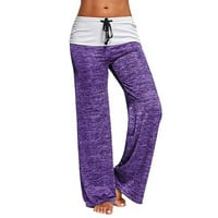 Yoga hlače gamaše za žene patchwork joga Brze sušenje sportske hlače na otvorenom na otvorenom povremene