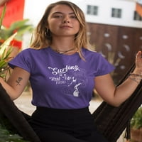 Surfanje je stvarna majica u obliku života žena -image by shutterstock, ženska velika