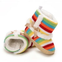 Honeeladyy Toddler cipele za bebe Girls Slatka Bowknot cipele za bebe Soft pamuk protiv klizanja Zimske