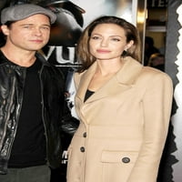 Brad Pitt, Angelina Jolie na dolasci za Los Angeles Premijera Beowulfa, Village Theatre Westwood, Los