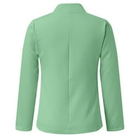 Blazer jakne za žene Ženske ležerne u džepne kancelarije Blazers draped Open Front Cardigans Jacket