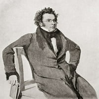 Franz Peter Schubert, _æ_ ​​1828. Austrijski kompozitor. Nakon akvarele Wilhelm avgusta Rieder. Iz Franz