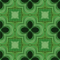 Ahgly Company u zatvorenom kvadratu uzorak duboke smaragdne tepihe zelene površine, 8 'kvadrat