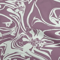 Onuone pamučne kambričke ljubičaste tkanine apstraktori zanatske projekte Dekor tkanina Štampano od dvorišta široko